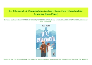 PDF) It's Chemical A Chamberlain Academy Rom-Com (Chamberlain Academy Rom-Coms) [W.O.R.D]