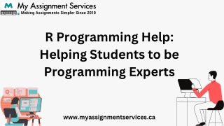 R Programming Help Helping Students to be Programming Experts