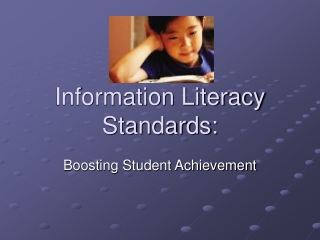 Information Literacy Standards:
