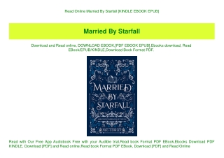 Read Online Married By Starfall [KINDLE EBOOK EPUB]