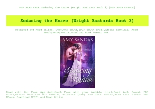 PDF READ FREE Seducing the Knave (Wright Bastards Book 3) [PDF EPUB KINDLE]