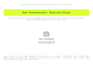{Read Online} Kew Pocketbooks Festive Flora Full Pages