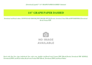 [Download] [epub]^^ 14 GRAPH PAPER DASHED Unlimited