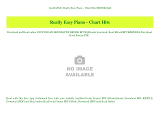 {mobiePub} Really Easy Piano - Chart Hits EBOOK #pdf