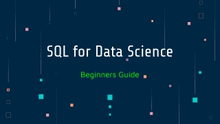 SQL for Data Science