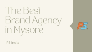 The Best Brand Agency in Mysore