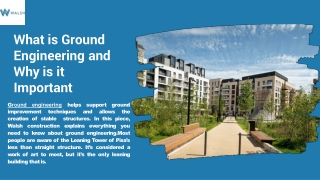 What is Ground Engineering and Why is it Important