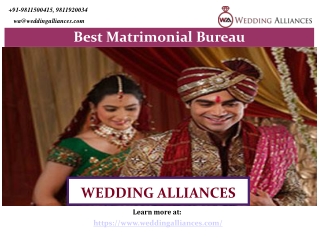 Best Matrimonial Bureau in Delhi