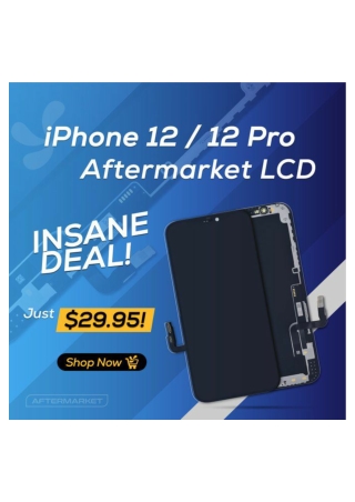 Now that's a deal! LCD for iPhone 12 12 Pro, now just $29.95!