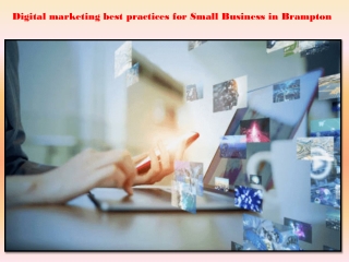 Digital marketing best practices for Small Business in Brampton