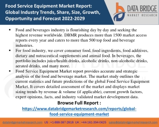 Food Service Equipment Market