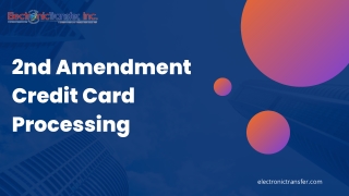 2nd Amendment Credit Card Processing