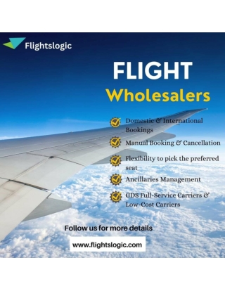 Flight Wholesalers | Flight Aggregator API