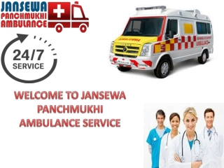 Jansewa Panchmukhi Ambulance in Kolkata and Samastipur is Offering Medical Transfers at a Pocket-Friendly Cost