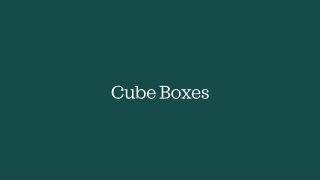 Be it large storage boxes or tiny packaging for your goodies