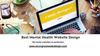 Best Mental Health Website Design - Strong Roots Web Design