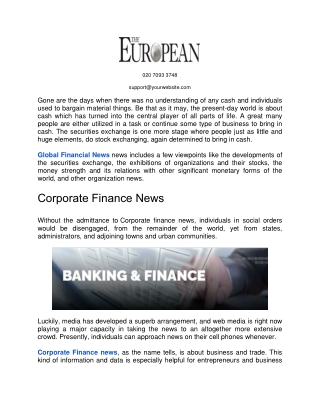 Global Financial News