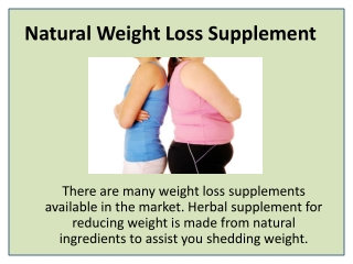 Reduce Excessive Weight with Weight Loss Herbal Capsule
