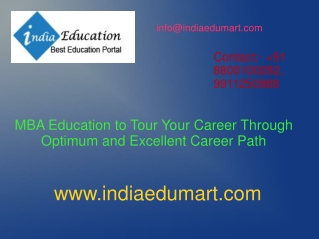 MBA Education to Tour Your Career Through Optimum