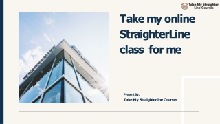 Take My Straighterline Class Online Presentations Channel Take My Straighterline Class Online Presentations Channel