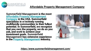 Affordable Property Management Company