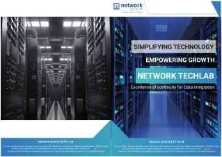 Data Centre Solution - Network Techlab PVT. LTD.