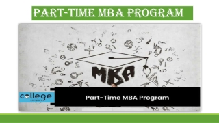 Part-Time MBA Program