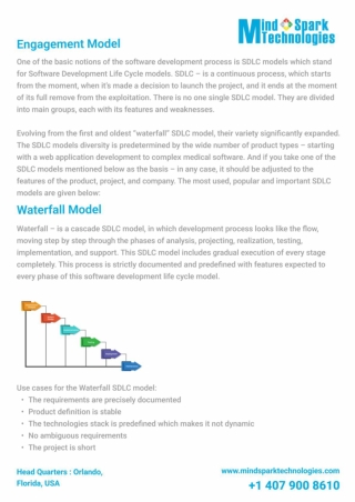 Engagement Model – Mind Spark Technologies