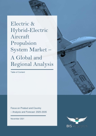 Electric & Hybrid-Electric Aircraft Propulsion System Market