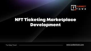 NFT Ticketing Marketplace Development