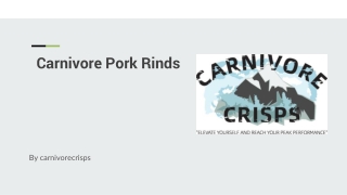 Carnivore Pork Rinds