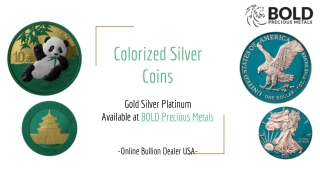 Colorized Silver Coins | BOLD Precious Metals