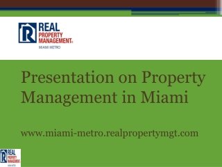 property management miami