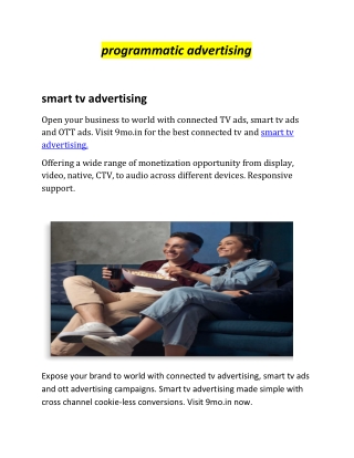 programmatic advertising