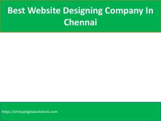 Best Website Designing Company In Chennai