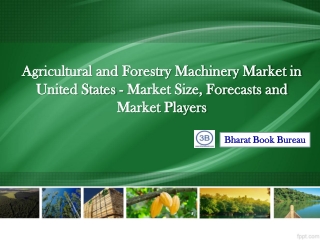 Agricultural and Forestry Machinery Market in United State