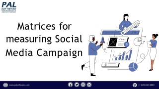 Matrices for Measuring Social Media marketing Camaign