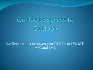 Outlook Express to Outlook
