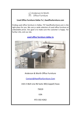 Used Office Furniture Dallas Tx Awofficefurniture.com