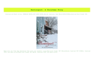 (READ-PDF!) Bentonsport A Christmas Story (DOWNLOAD E.B.O.O.K.^)