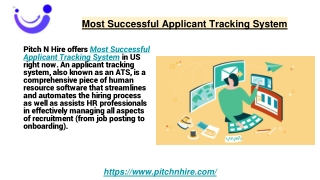 Most Successful Applicant Tracking System