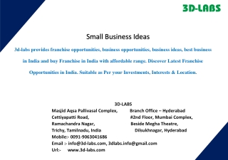 small business ideas