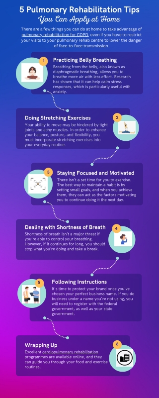 5 Pulmonary Rehabilitation Tips You Can Apply at Home
