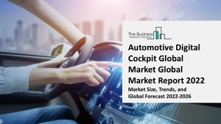 Automotive Digital Cockpit Global Market Size, Share, Trends, Growth Strategies, Opportunities, Regional Forecast 2022-2