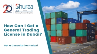 How Can I Get a General Trading License in Dubai