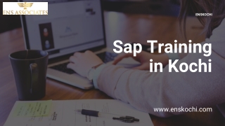 Sap Training in Kochi