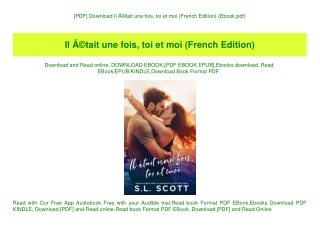 [PDF] Download Il ÃƒÂ©tait une fois  toi et moi (French Edition) (Ebook pdf)