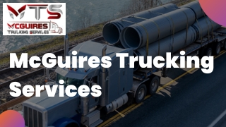 Trucking NYC - McGuires Trucking Services