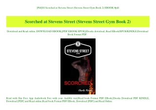 [Pdf]$$ Scorched at Stevens Street (Stevens Street Gym Book 2) EBOOK #pdf