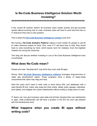 Is No-Code Business Intelligence Solution Worth Investing_ (1) (1)